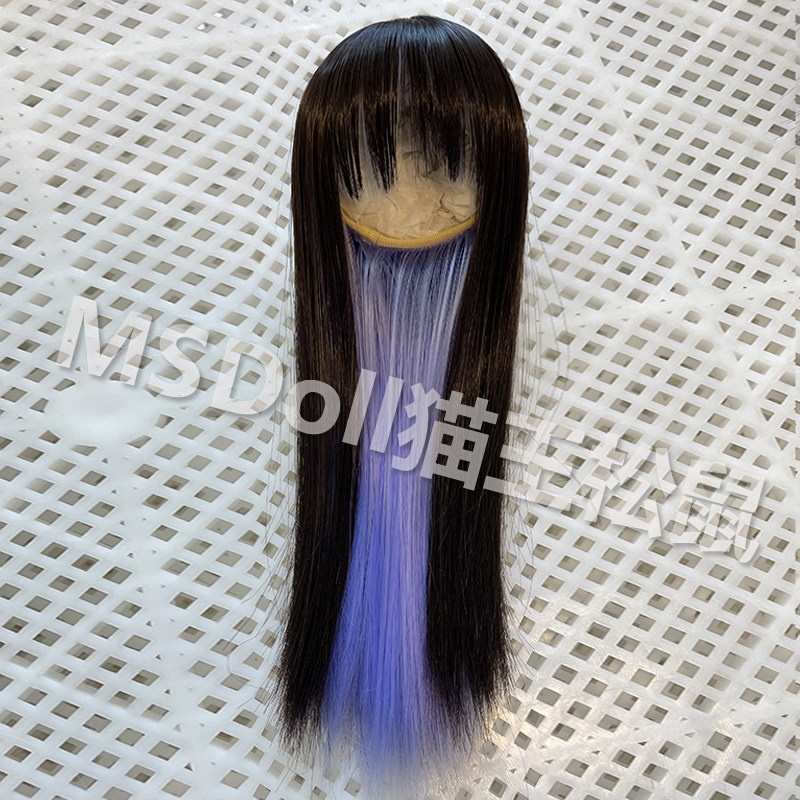 1/3 1/4 ツートンカラー ドール用ウィッグ 耐熱