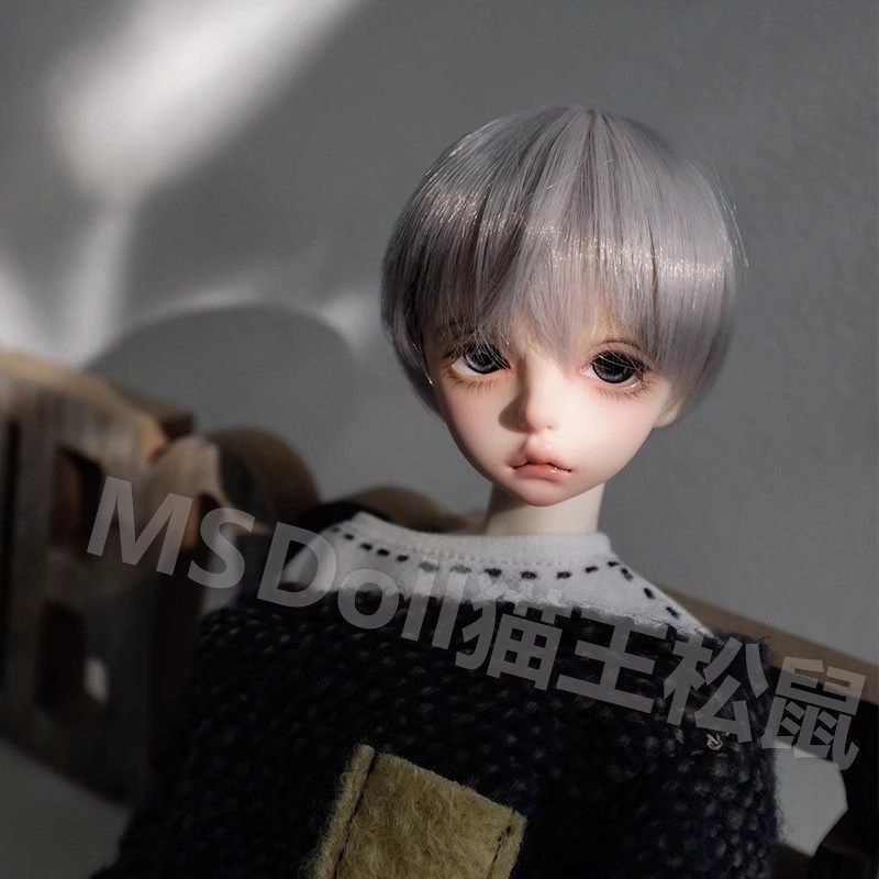 1/3 1/4 1/6 ショート ドール用ウィッグ 耐熱