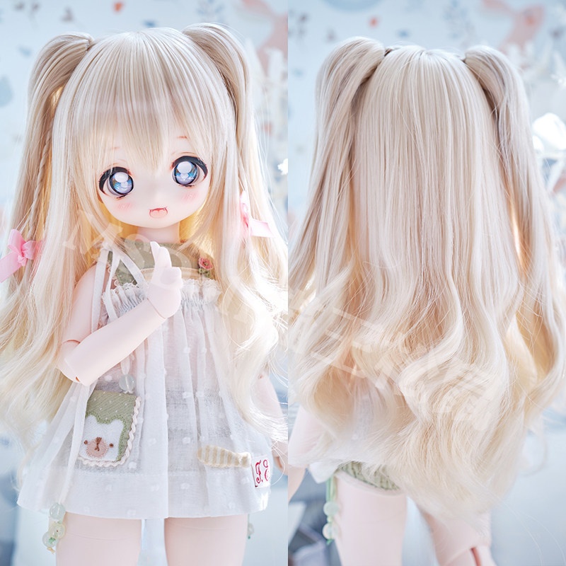 1/3 1/4 1/6 ショート ドール用ウィッグ 耐熱