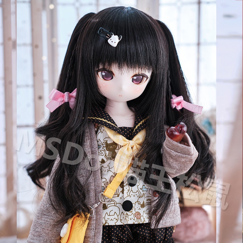 1/3 1/4 1/6 ショート ドール用ウィッグ 耐熱