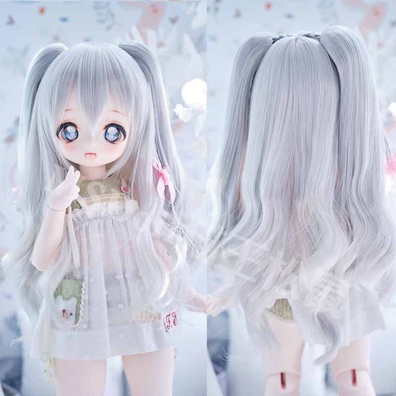 1/3 1/4 1/6 ショート ドール用ウィッグ 耐熱