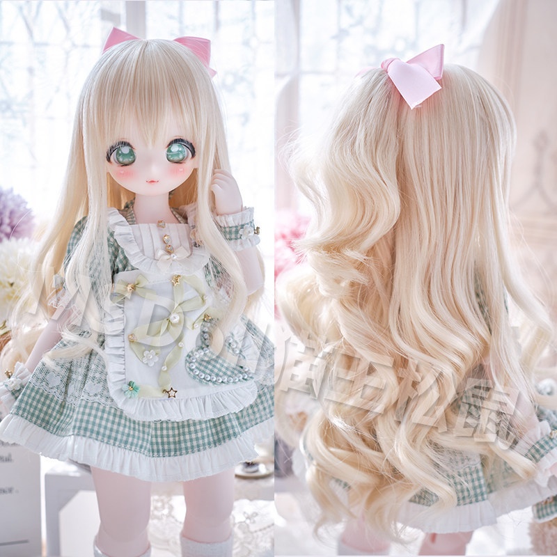 1/3 ロングカールポニー ドール用ウィッグ 耐熱