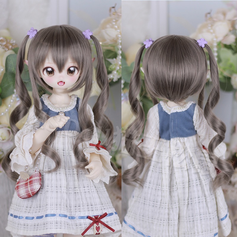 1/3 ツインカール ドール用ウィッグ 耐熱