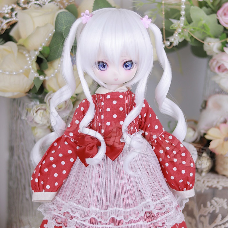 1/3 ツインカール ドール用ウィッグ 耐熱