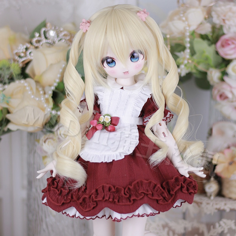 1/3 ツインカール ドール用ウィッグ 耐熱