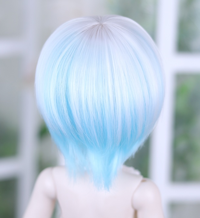 1/3 1/4 ハイライトウルフショート ドール用ウィッグ 耐熱