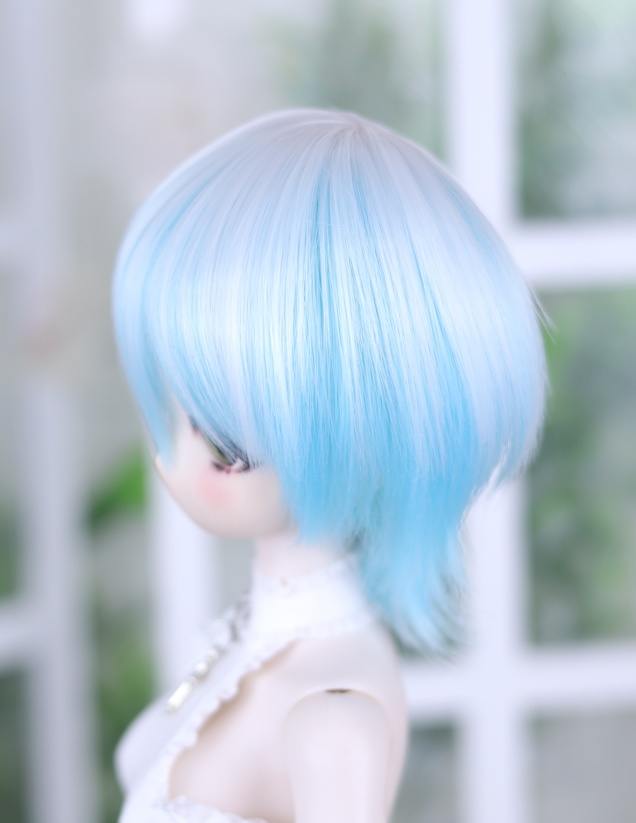 1/3 1/4 ハイライトウルフショート ドール用ウィッグ 耐熱
