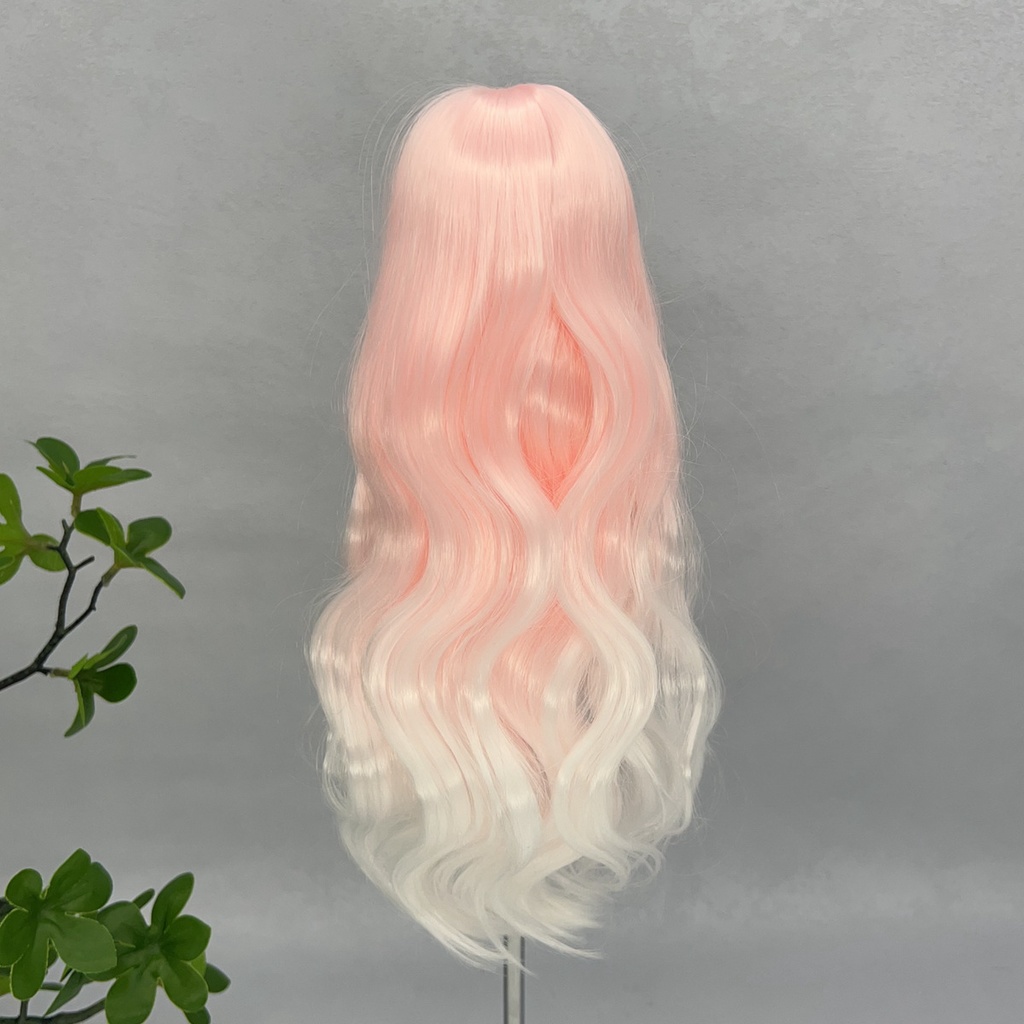 1/4 1/3 1/6 グラデーション ドール用ウィッグ 耐熱