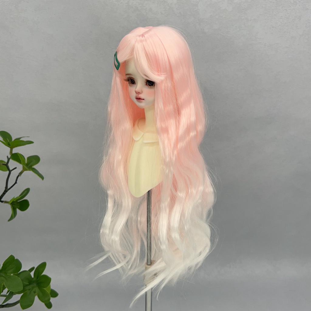 1/4 1/3 1/6 グラデーション ドール用ウィッグ 耐熱