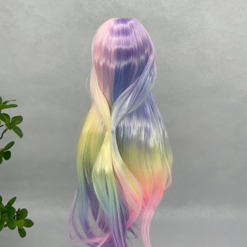 1/4 1/3 1/6 グラデーション ドール用ウィッグ 耐熱