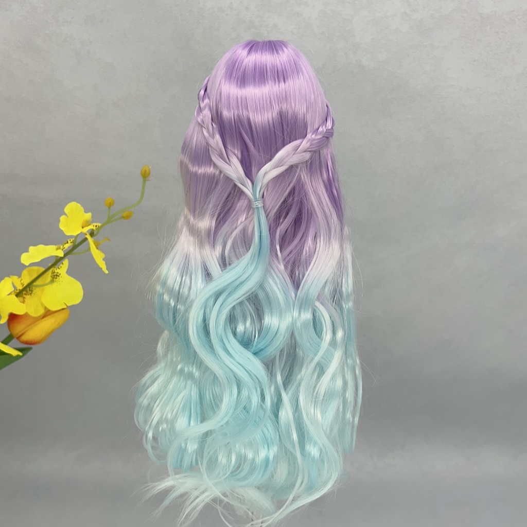 1/4 1/3 1/6 グラデーション ドール用ウィッグ 耐熱