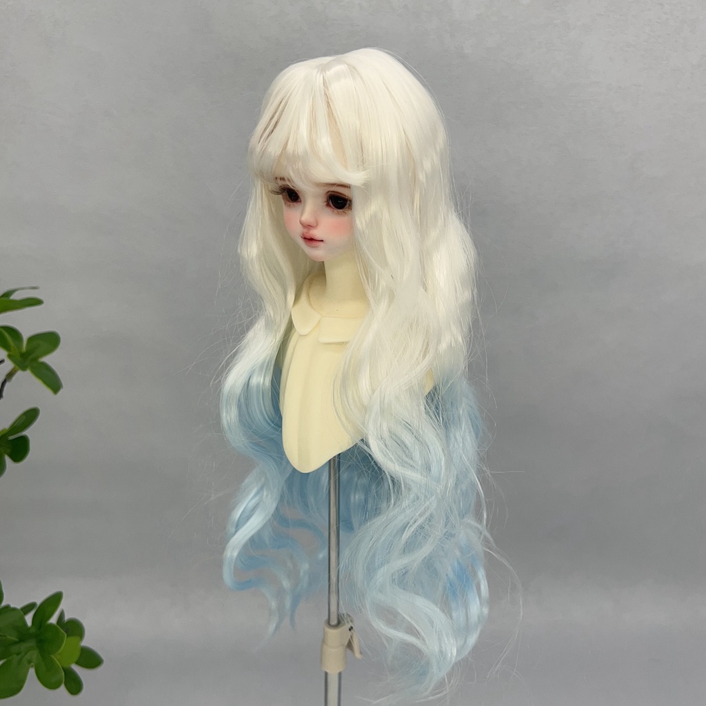 1/4 1/3 1/6 グラデーション ドール用ウィッグ 耐熱