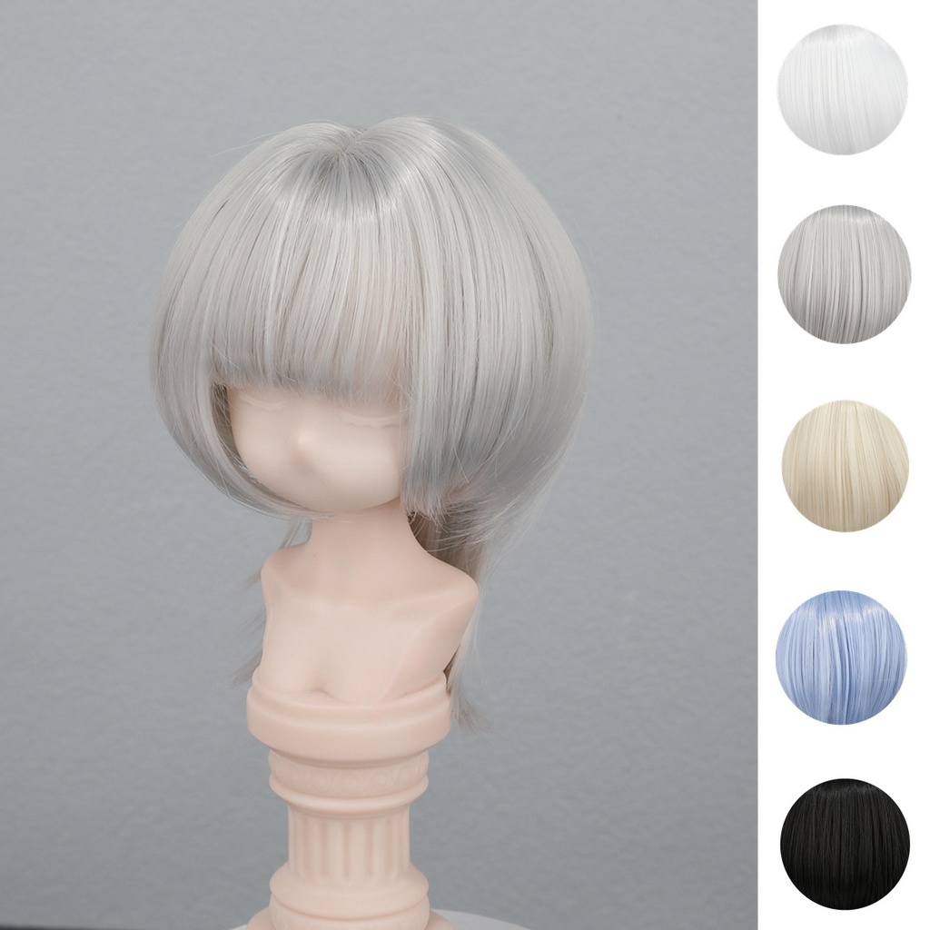 1/4 　1/3　1/6　ウルフカット　ドール用ウィッグ　耐熱