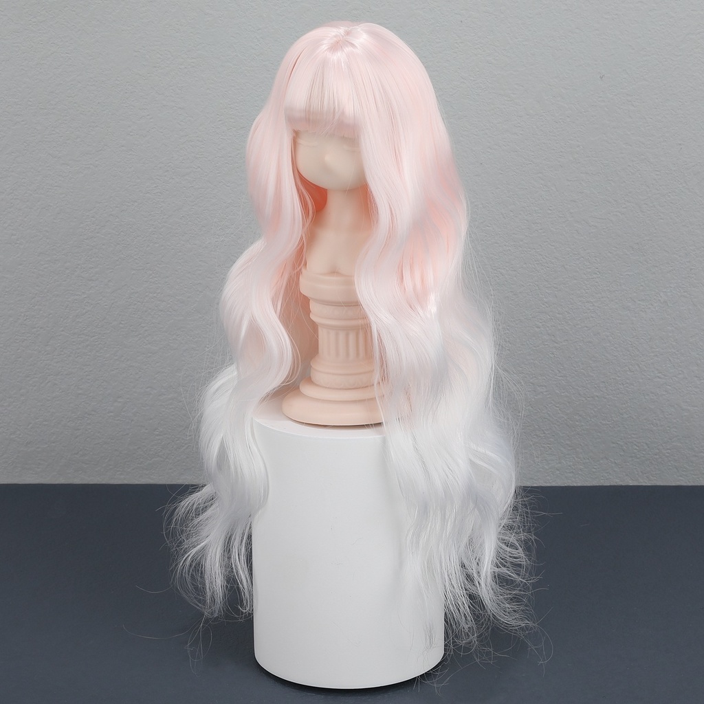 1/4 1/3 1/6 グラデーション ドール用ウィッグ 耐熱