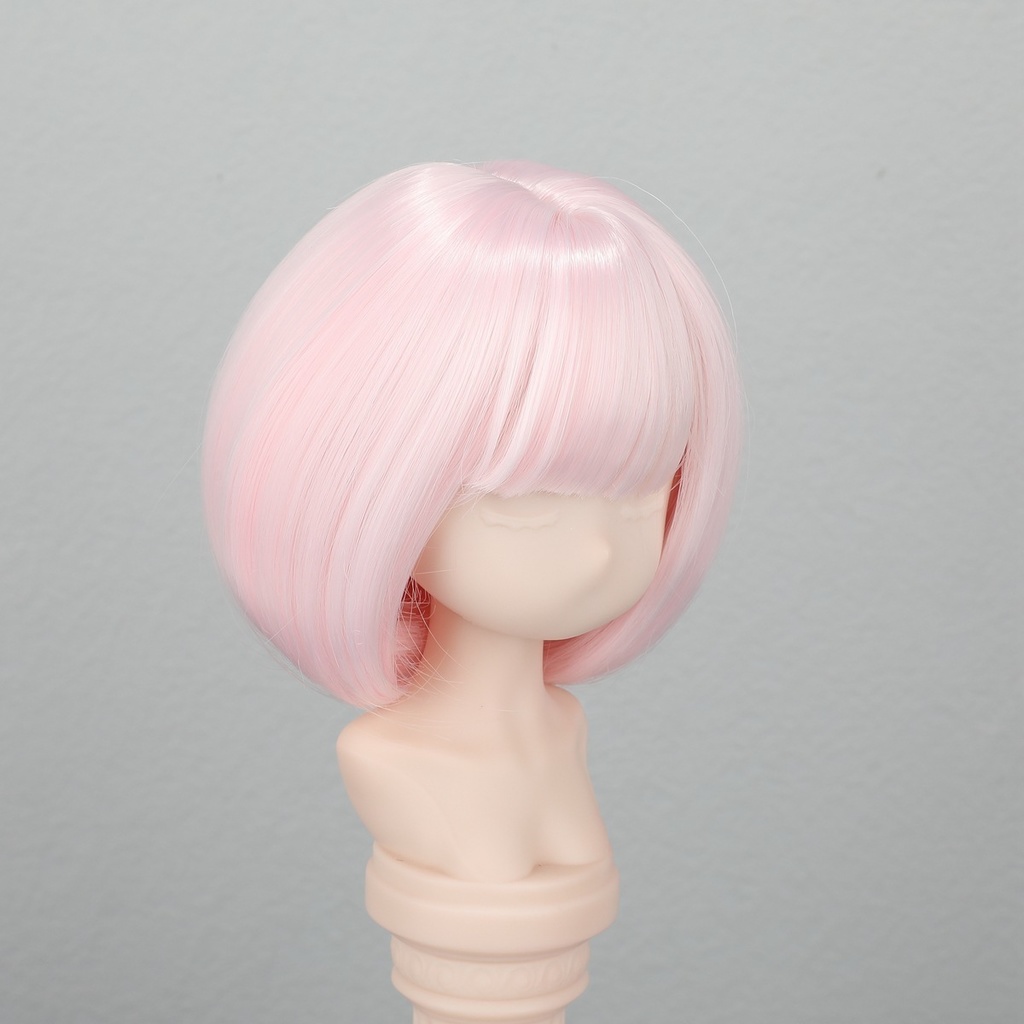 1/4 1/3 1/6 ショートボブ ドール用ウィッグ 耐熱 シルク調ファイバー