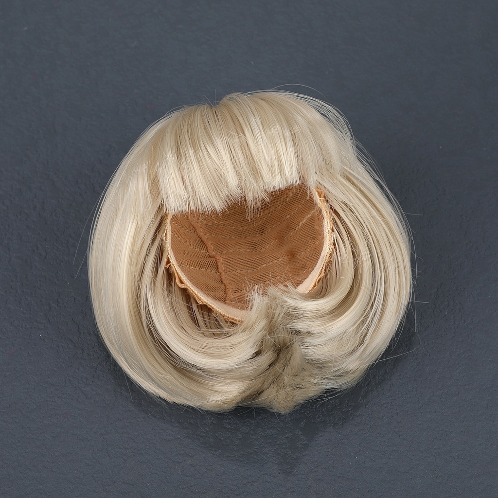 1/4 1/3 1/6 ショートボブ ドール用ウィッグ 耐熱 シルク調ファイバー