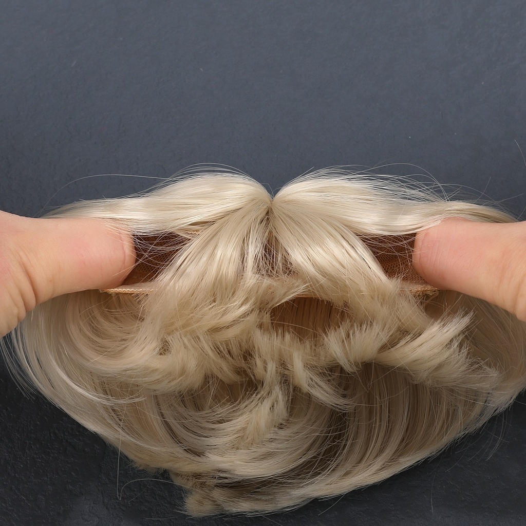 1/4 1/3 1/6 ショートボブ ドール用ウィッグ 耐熱 シルク調ファイバー