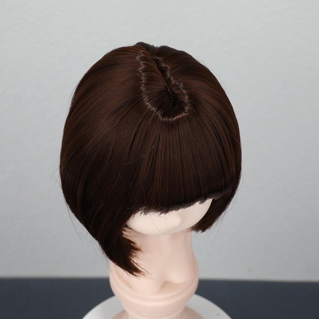 1/4 1/3 1/6 ショートボブ ドール用ウィッグ 耐熱 シルク調ファイバー
