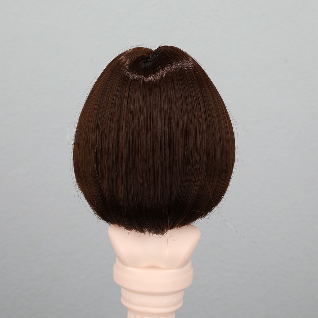 1/4 1/3 1/6 ショートボブ ドール用ウィッグ 耐熱 シルク調ファイバー