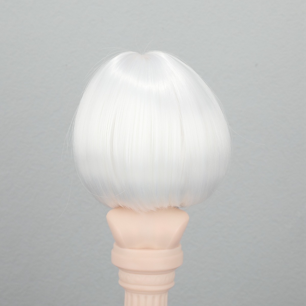 1/4 1/3 1/6 ショートボブ ドール用ウィッグ 耐熱 シルク調ファイバー