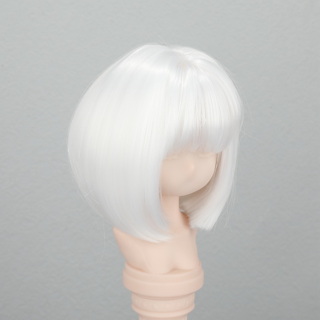 1/4 1/3 1/6 ショートボブ ドール用ウィッグ 耐熱 シルク調ファイバー
