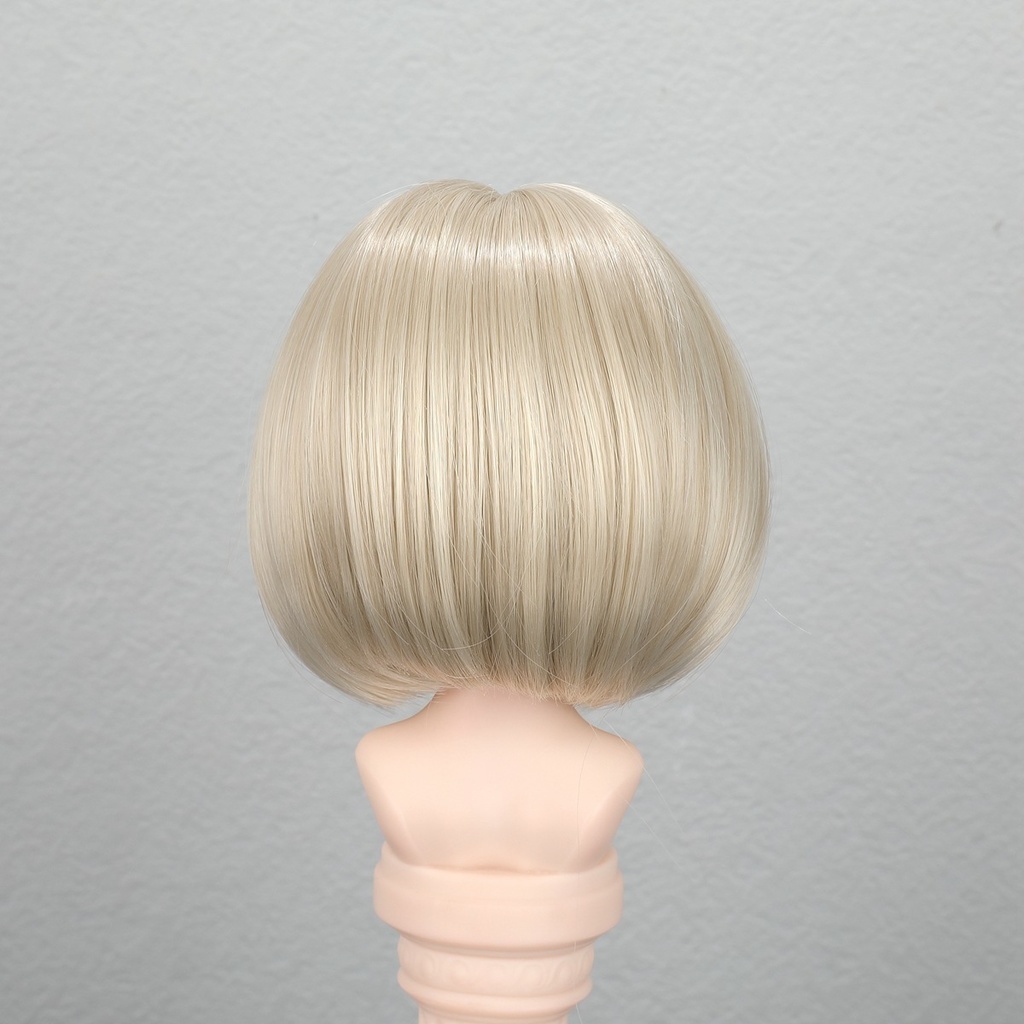 1/4 1/3 1/6 ショートボブ ドール用ウィッグ 耐熱 シルク調ファイバー