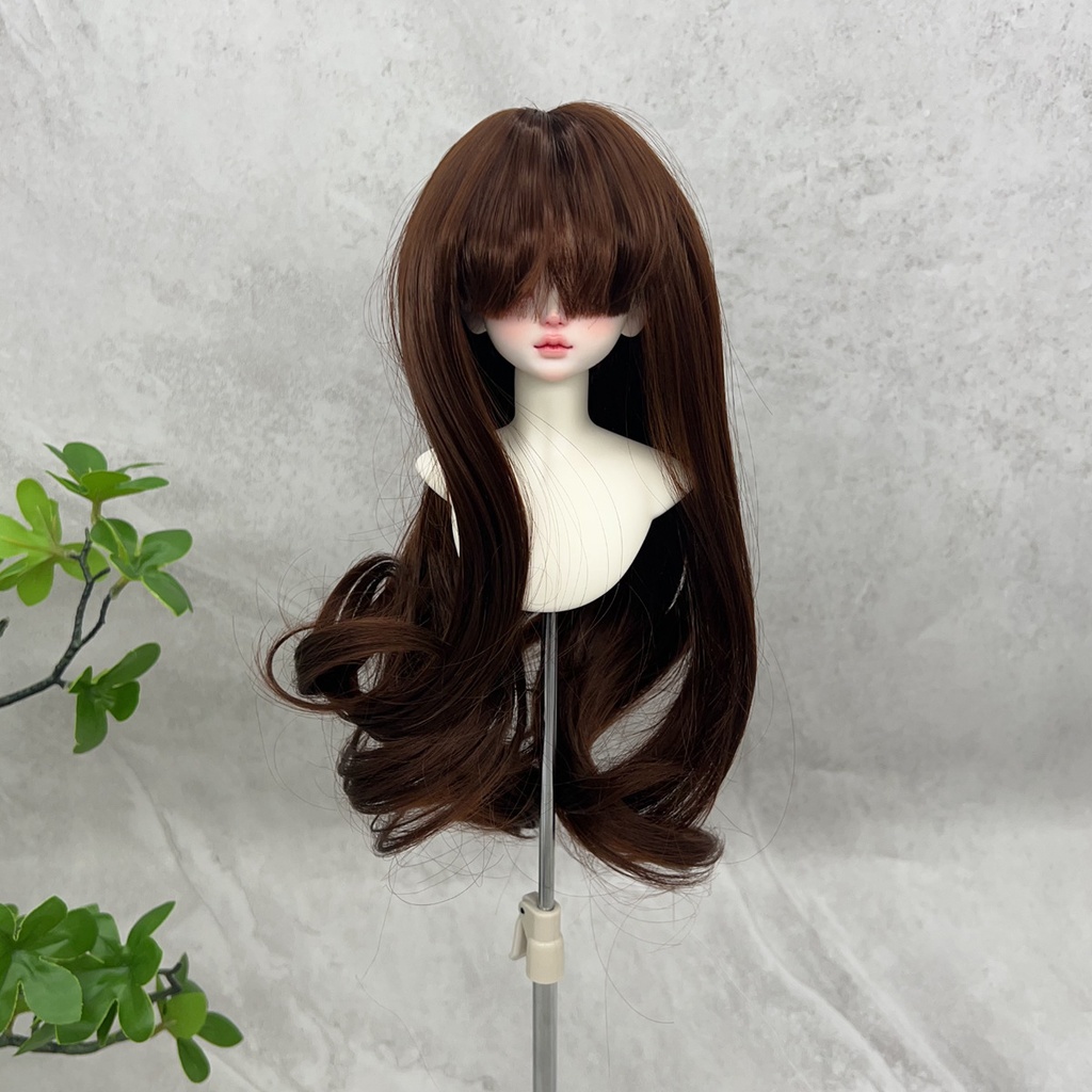 1/4 1/3 1/6 ゆるふわウェーブ ドール用ウィッグ 耐熱 シルク調ファイバー