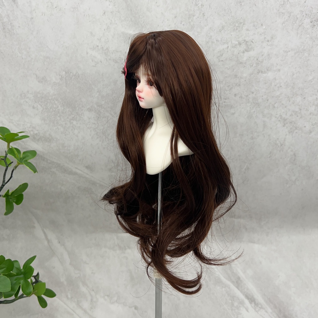 1/4 1/3 1/6 ゆるふわウェーブ ドール用ウィッグ 耐熱 シルク調ファイバー