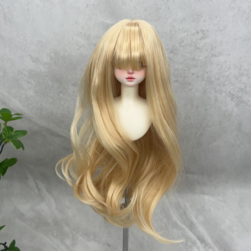 1/4 1/3 1/6 ゆるふわウェーブ ドール用ウィッグ 耐熱 シルク調ファイバー