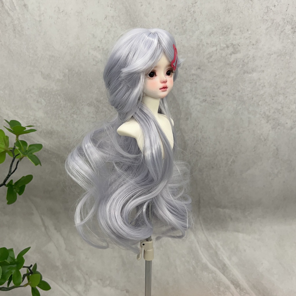 1/4 1/3 1/6 ゆるふわウェーブ ドール用ウィッグ 耐熱 シルク調ファイバー