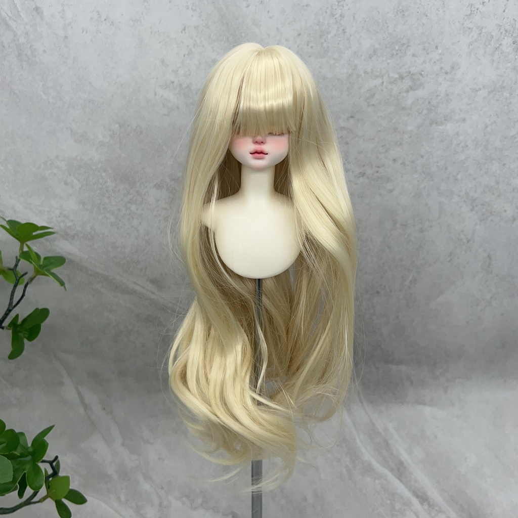 1/4 1/3 1/6 ゆるふわウェーブ ドール用ウィッグ 耐熱 シルク調ファイバー