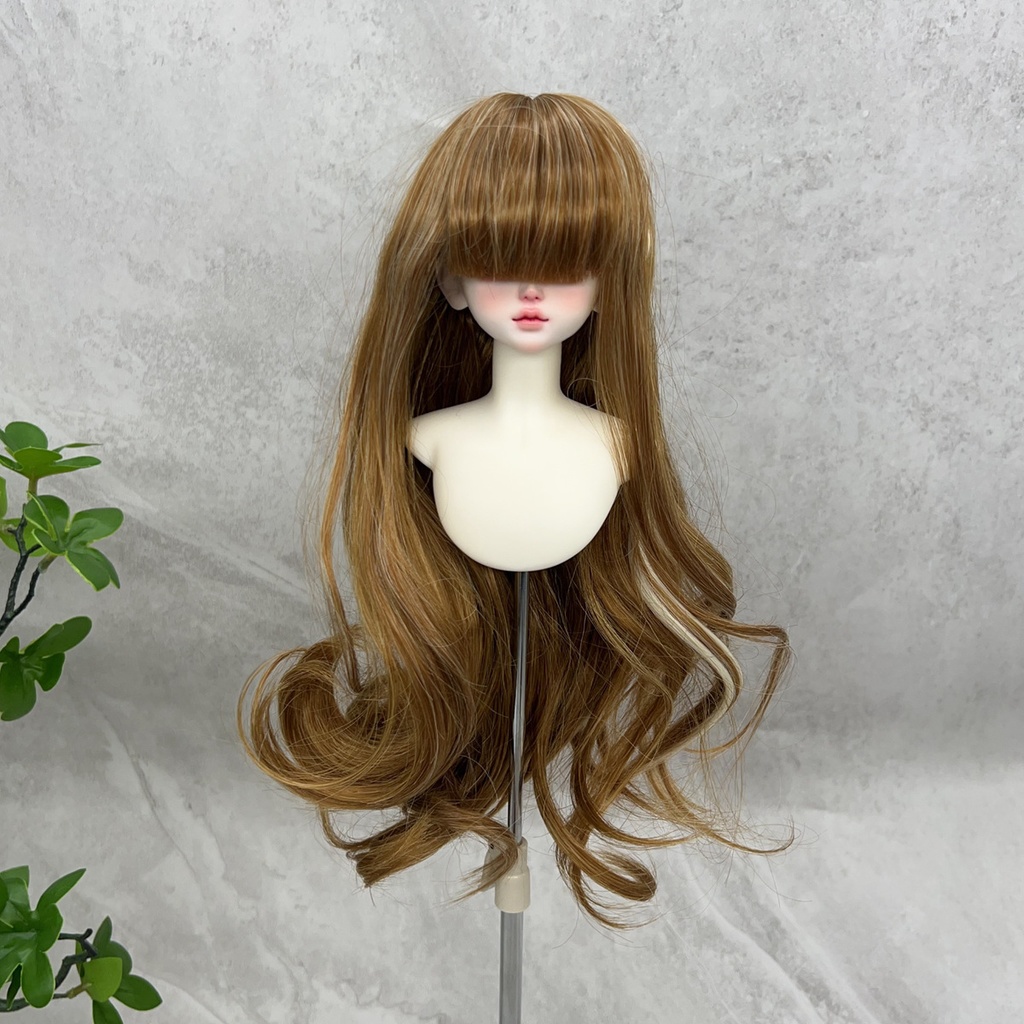 1/4 1/3 1/6 ゆるふわウェーブ ドール用ウィッグ 耐熱 シルク調ファイバー