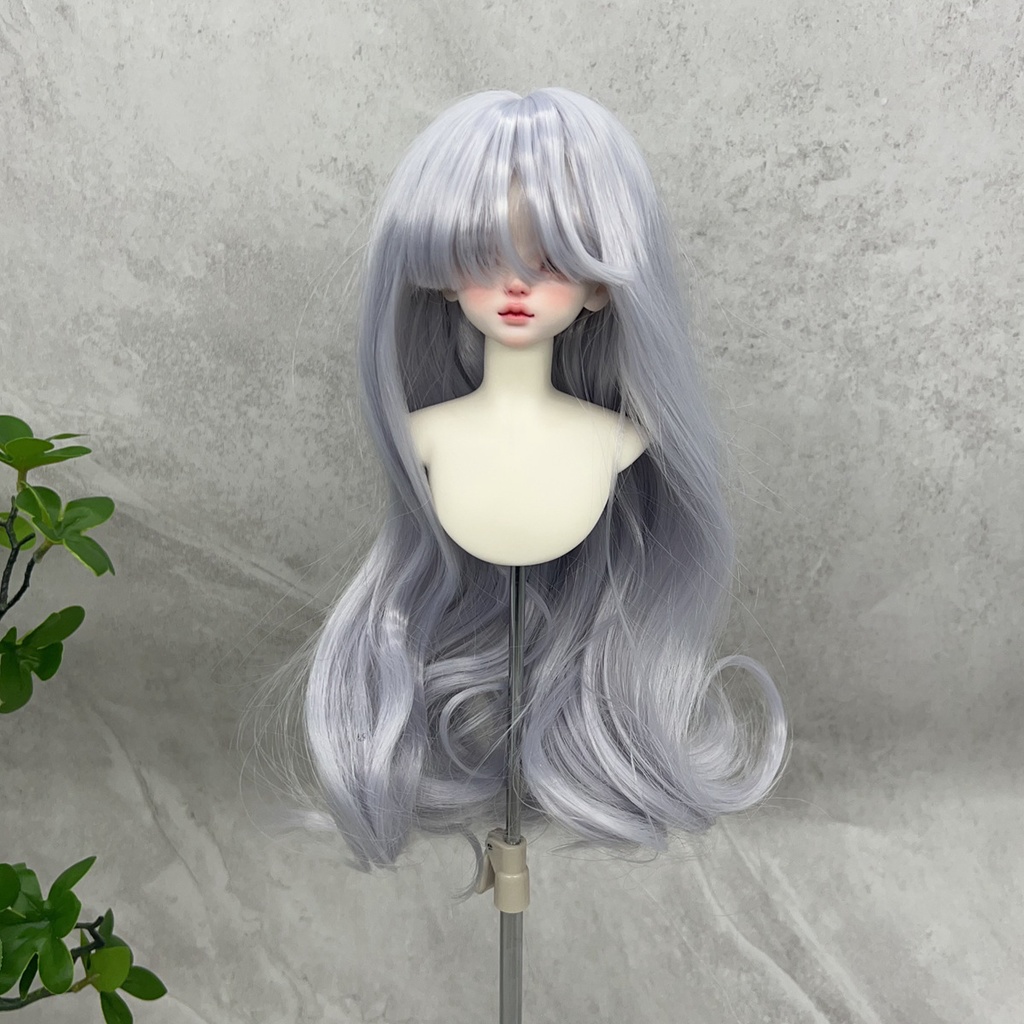 1/4 1/3 1/6 ゆるふわウェーブ ドール用ウィッグ 耐熱 シルク調ファイバー