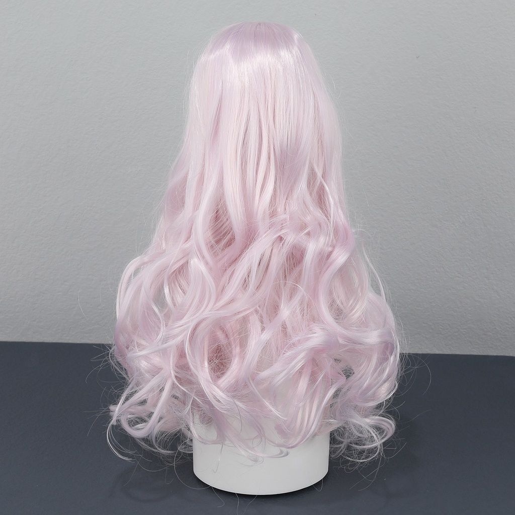 1/4 1/3 1/6 センター分けゆるふわウェーブ ドール用ウィッグ 耐熱 シルク調ファイバー