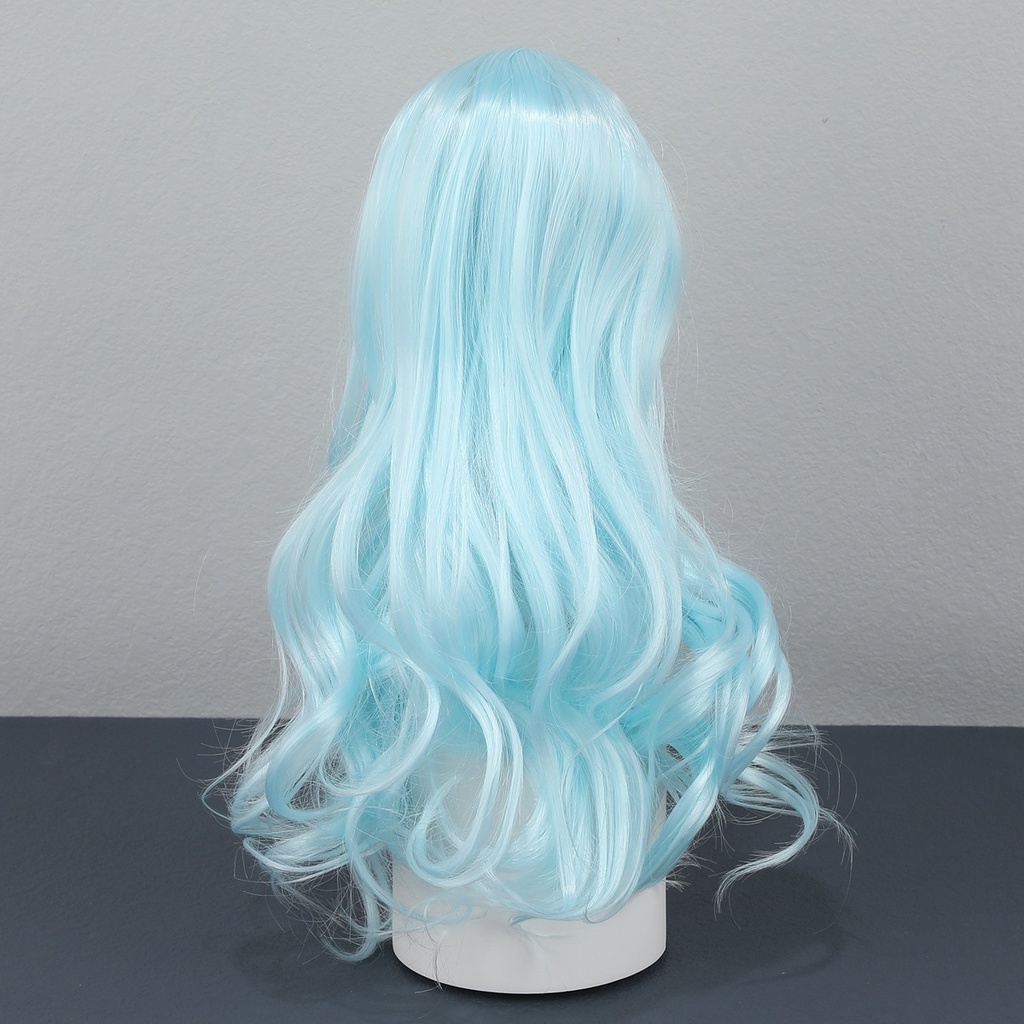 1/4 1/3 1/6 センター分けゆるふわウェーブ ドール用ウィッグ 耐熱 シルク調ファイバー