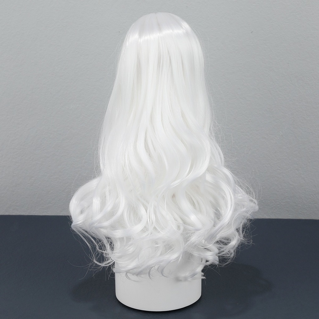 1/4 1/3 1/6 センター分けゆるふわウェーブ ドール用ウィッグ 耐熱 シルク調ファイバー