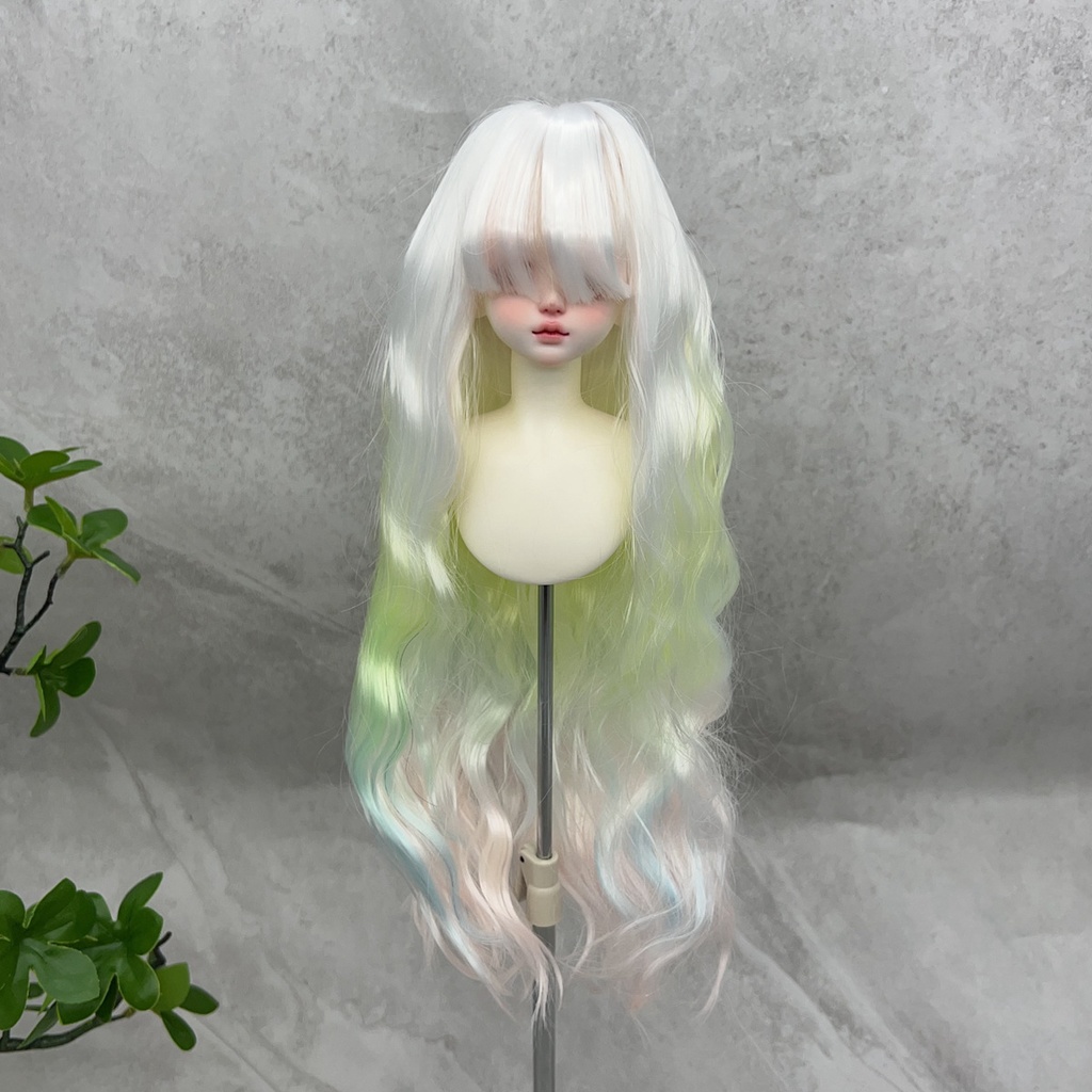 1/4 1/3 1/6 ゆるふわウェーブ ドール用ウィッグ 耐熱 シルク調ファイバー