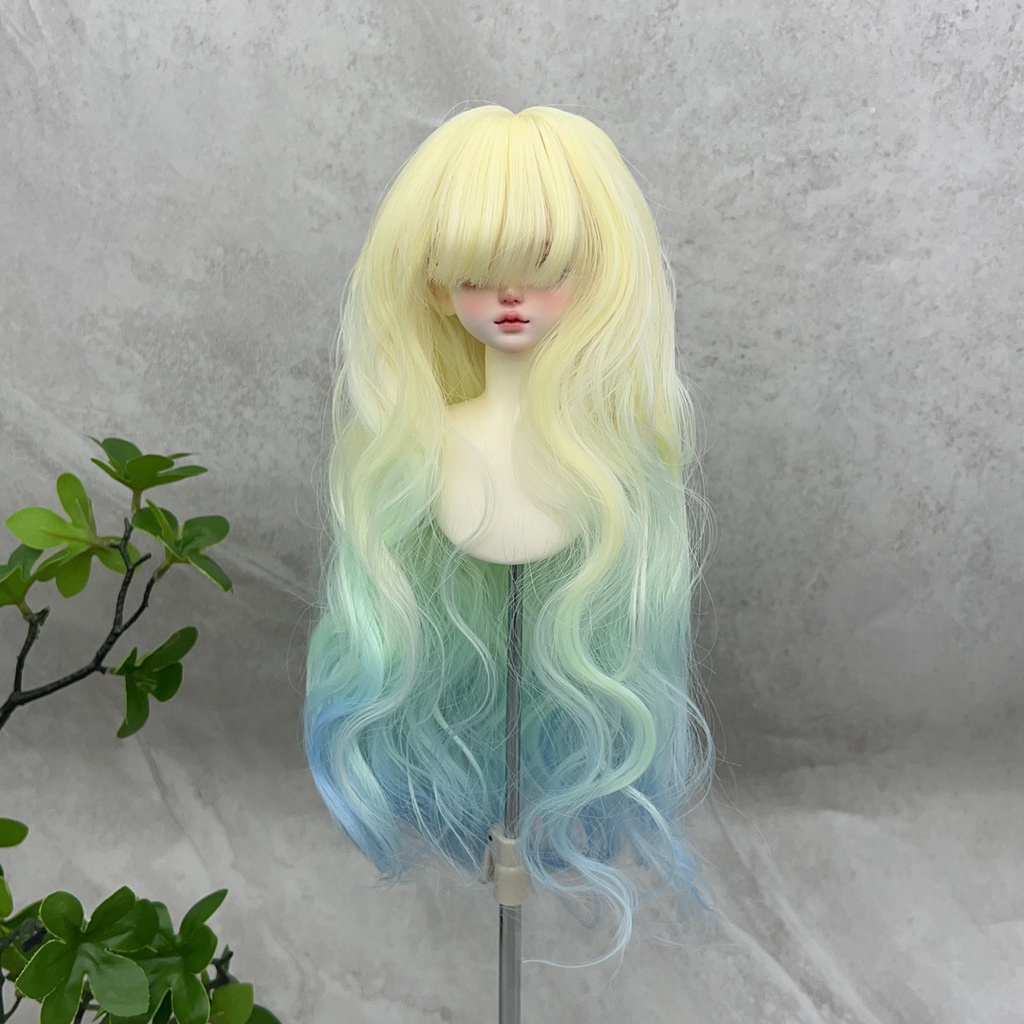 1/4 1/3 1/6 ゆるふわウェーブ ドール用ウィッグ 耐熱 シルク調ファイバー