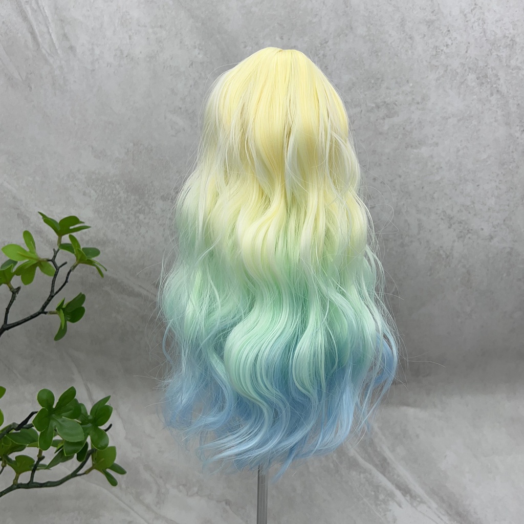 1/4 1/3 1/6 ゆるふわウェーブ ドール用ウィッグ 耐熱 シルク調ファイバー