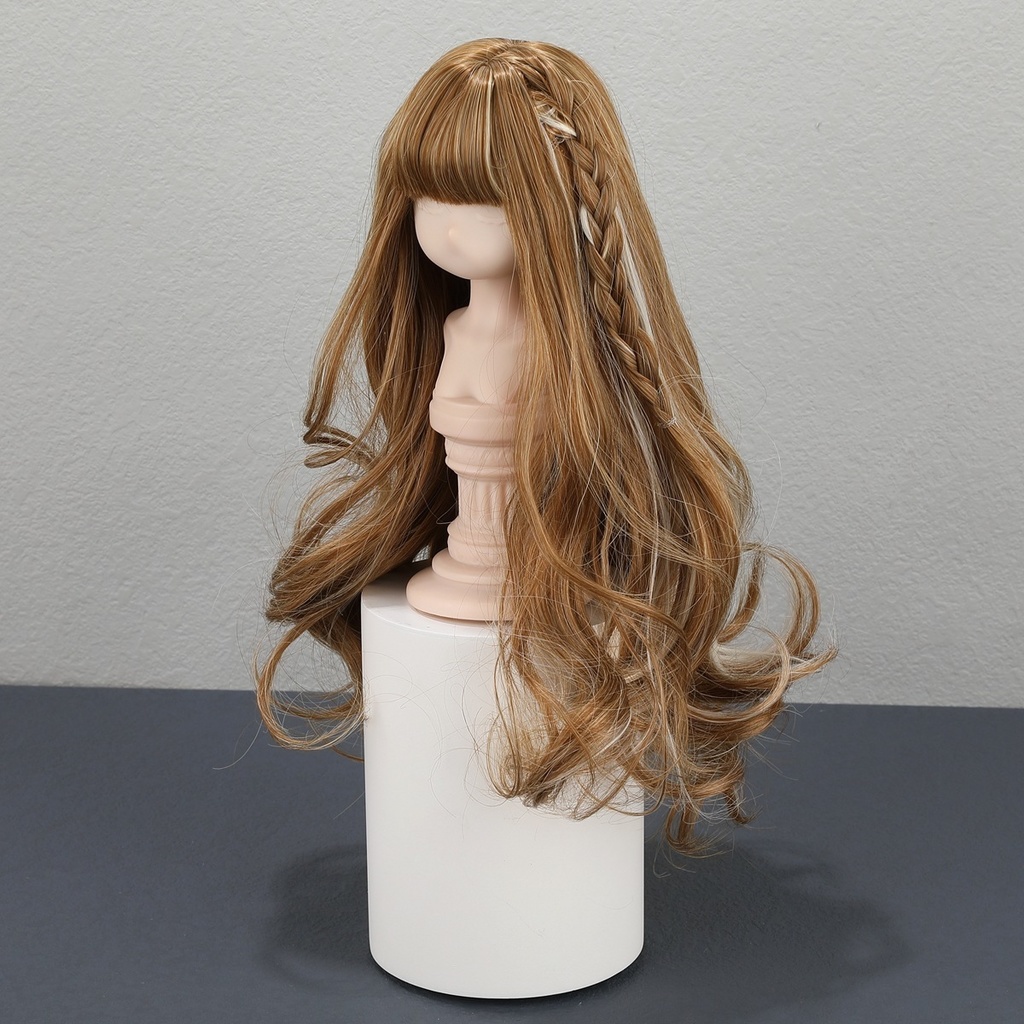 1/4 1/3 1/6 ゆるふわウェーブ ドール用ウィッグ 耐熱 シルク調ファイバー