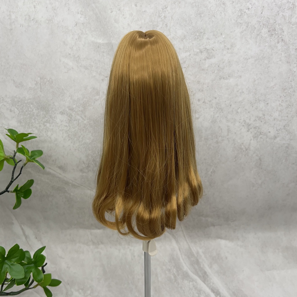 1/4 1/3 1/6 二段姫カット ドール用ウィッグ 耐熱 シルク調ファイバー