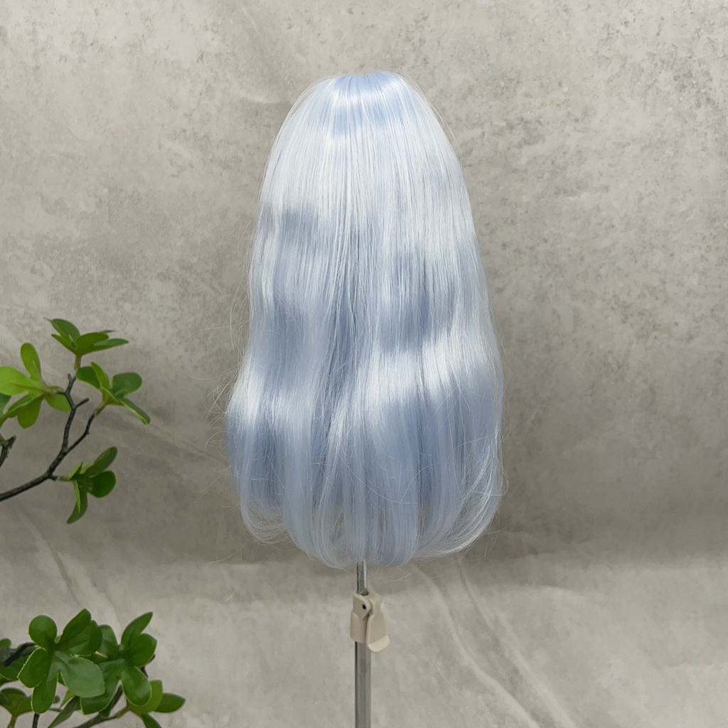 1/4 1/3 1/6 二段姫カット ドール用ウィッグ 耐熱 シルク調ファイバー