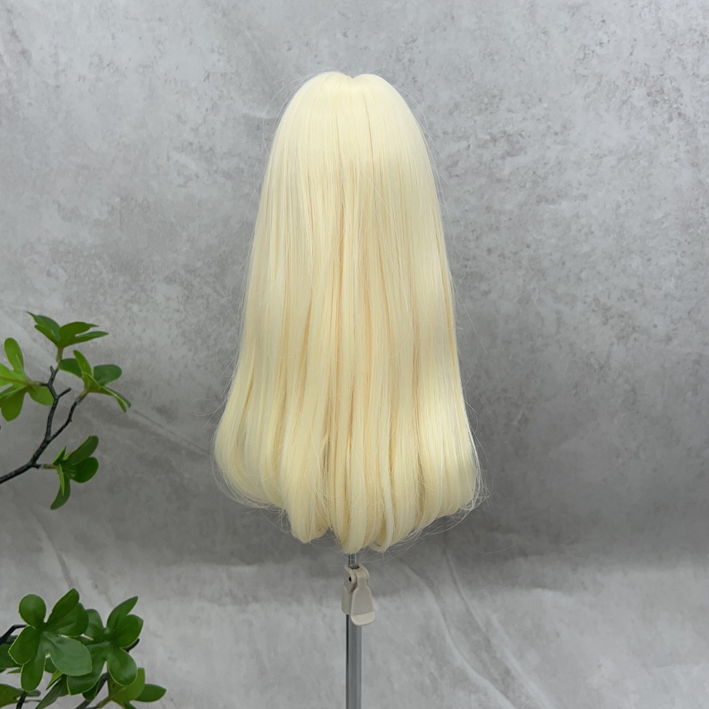 1/4 1/3 1/6 二段姫カット ドール用ウィッグ 耐熱 シルク調ファイバー