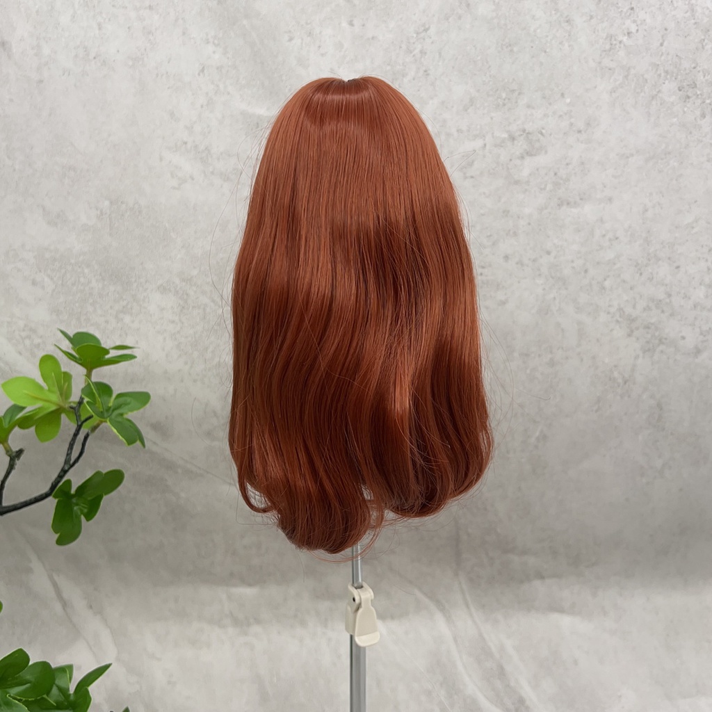 1/4 1/3 1/6 二段姫カット ドール用ウィッグ 耐熱 シルク調ファイバー