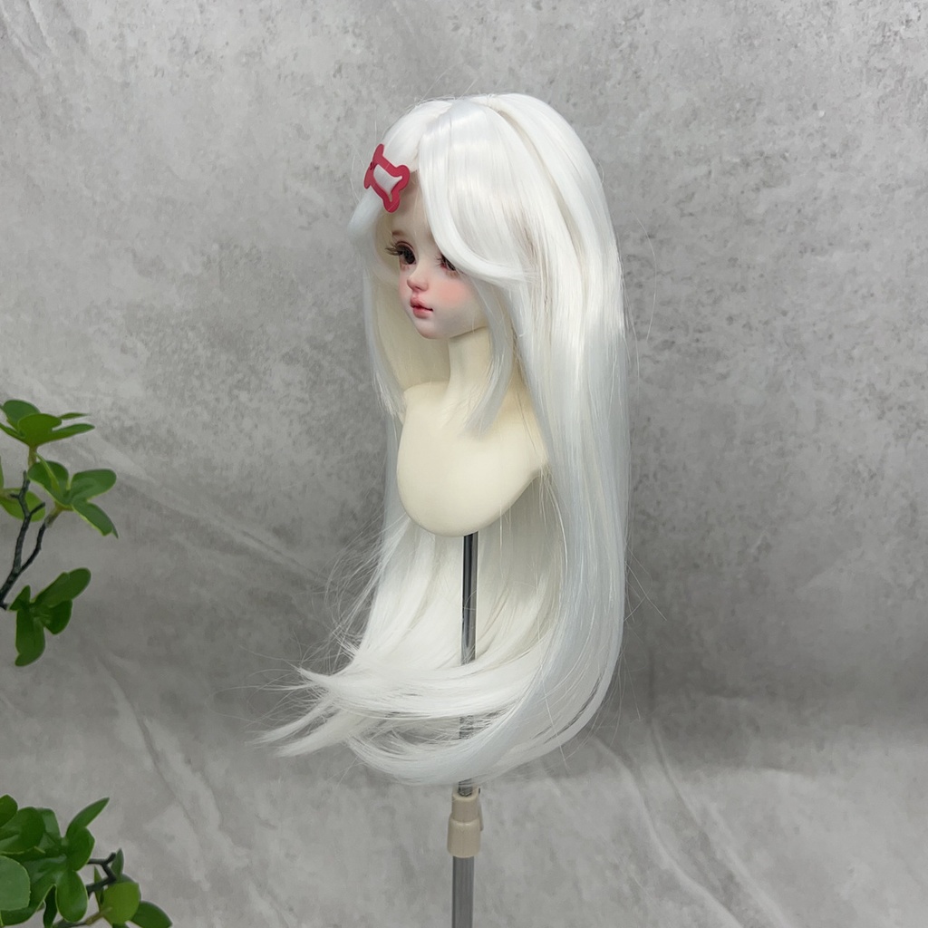 1/4 1/3 1/6 ドール用ウィッグ 耐熱 シルク調ファイバー