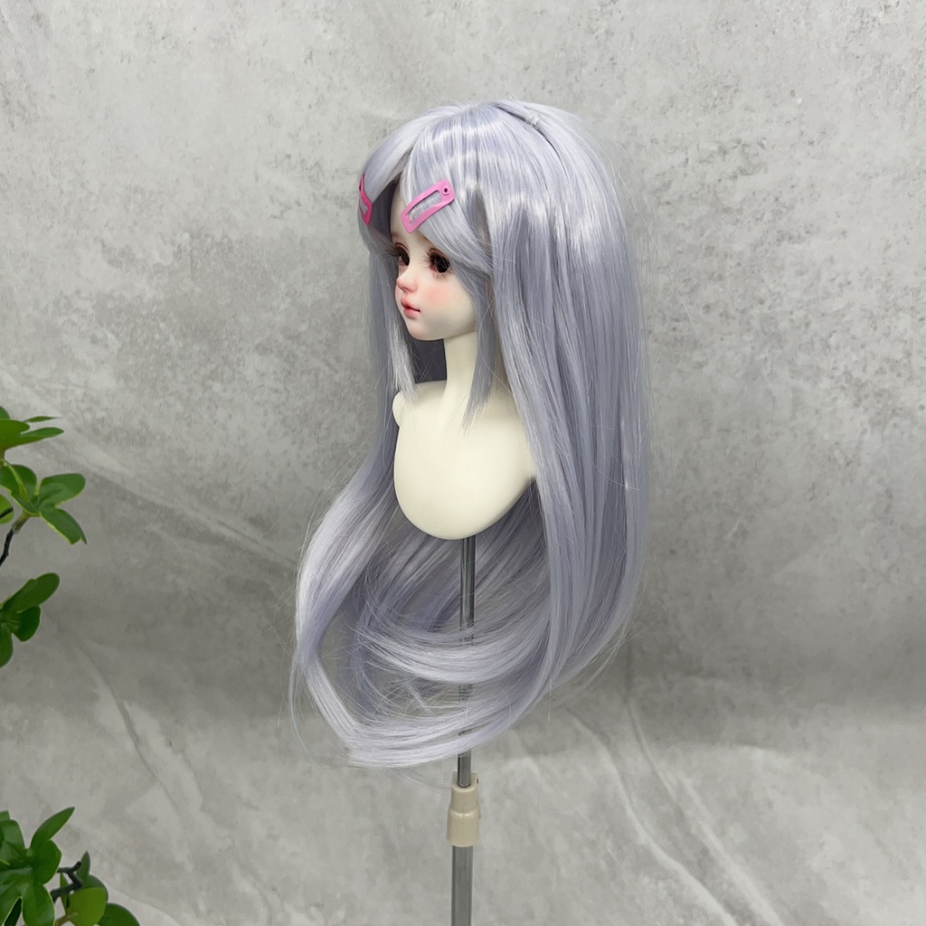 1/4 1/3 1/6 ドール用ウィッグ 耐熱 シルク調ファイバー