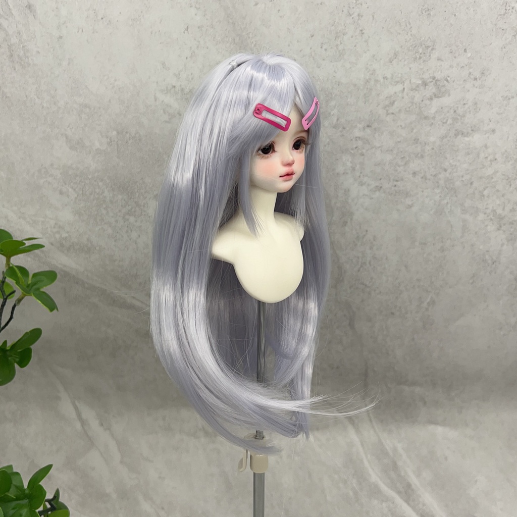 1/4 1/3 1/6 ドール用ウィッグ 耐熱 シルク調ファイバー