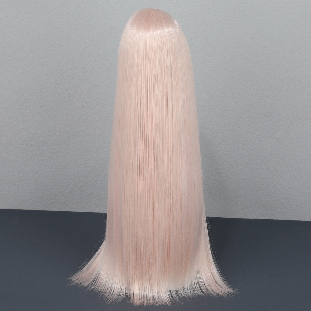 1/4 1/3 1/6 センター分けストレート ドール用ウィッグ 耐熱 シルク調ファイバー