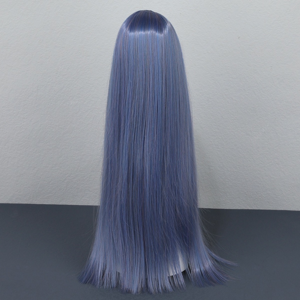 1/4 1/3 1/6 センター分けストレート ドール用ウィッグ 耐熱 シルク調ファイバー