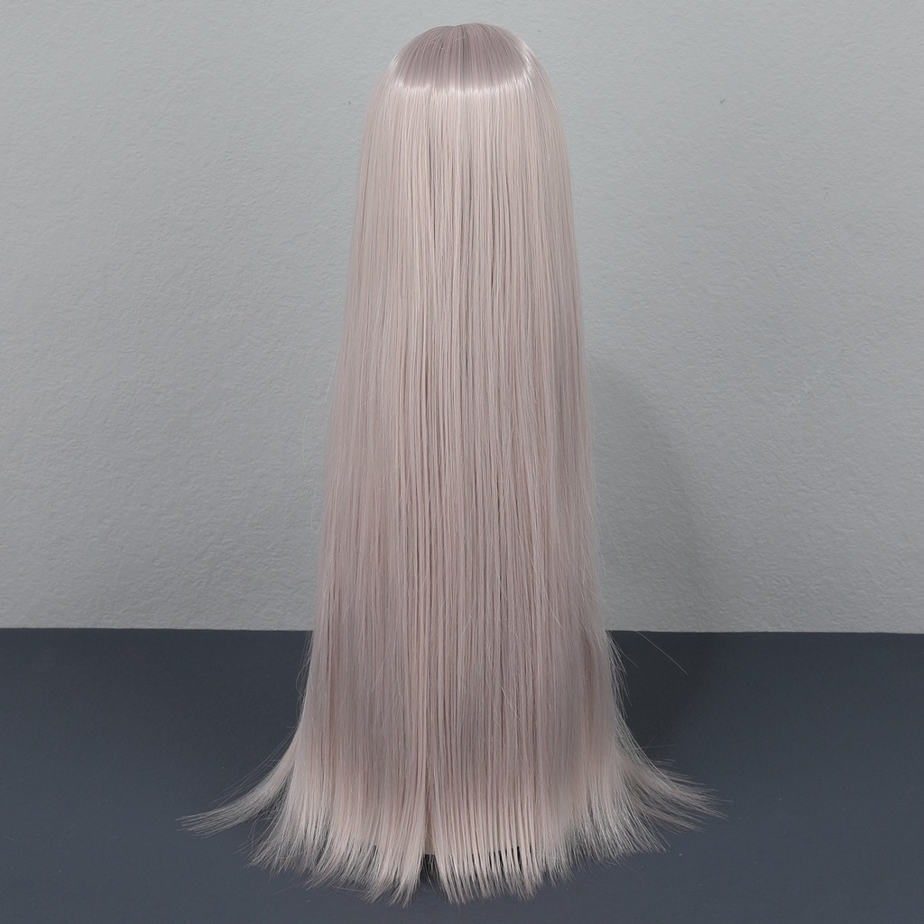 1/4 1/3 1/6 センター分けストレート ドール用ウィッグ 耐熱 シルク調ファイバー